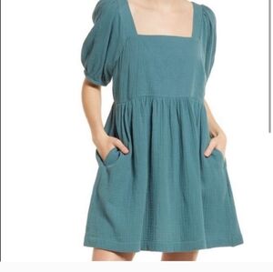 Madewell Lightspun  Dress SZ.XL Green